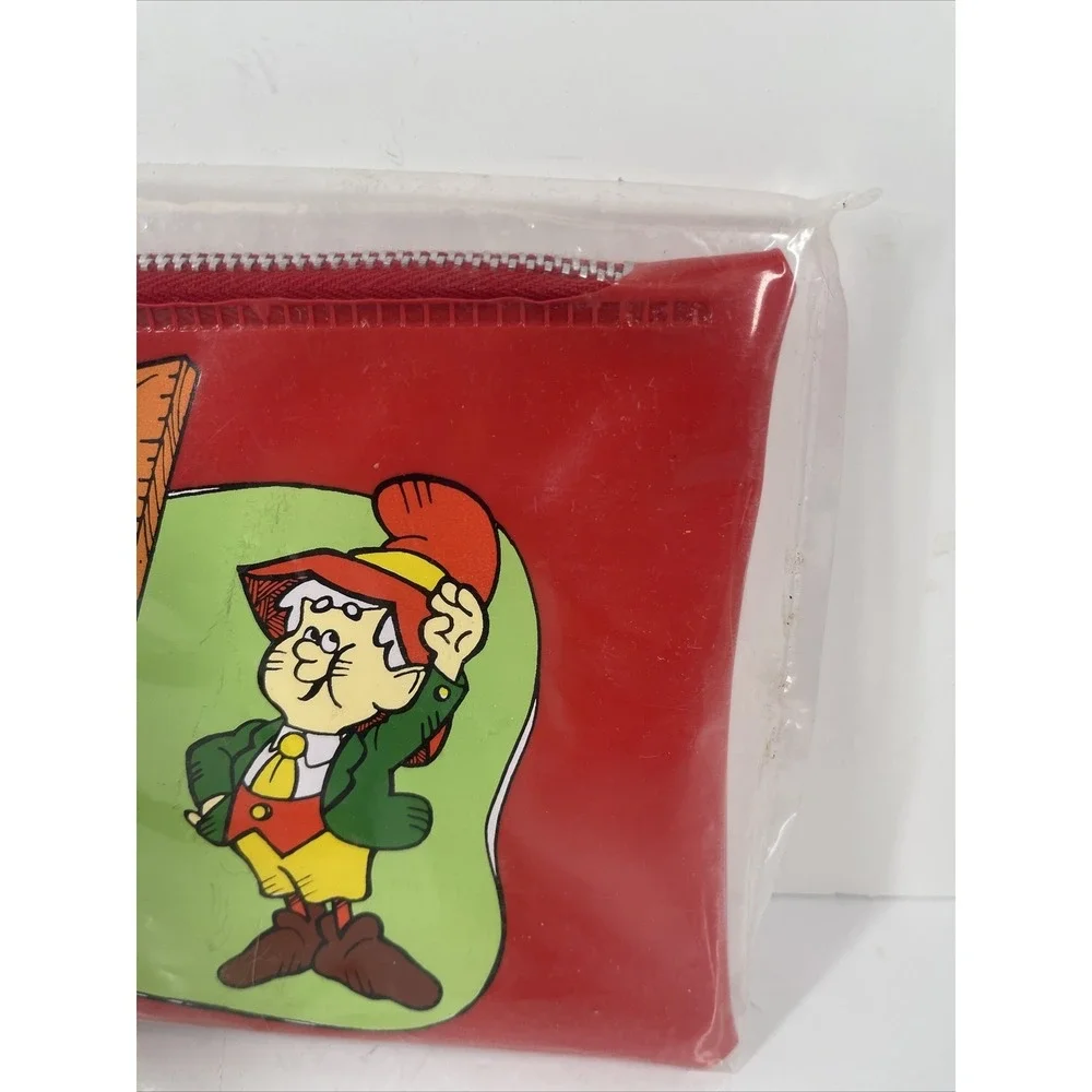 Vintage Keebler Pencil Bag School Pouch Ruler Eraser NOS‎ Rare Elf Snacks
